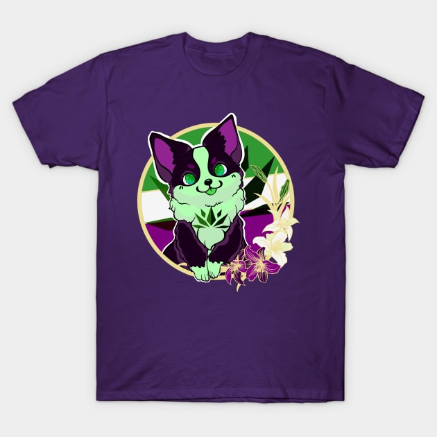 aloe vera a-spec Corgi T-Shirt by ThBlkBirdDaliah